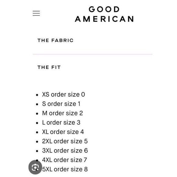 Good American Sz 1 / S bodysuit scuba modern tank black Thong Minimalist Classic - Picture 6 of 6